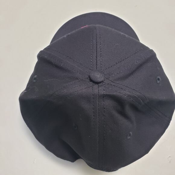 Go Embroidered AS Colour Grade Snapback Cap Black with Pink Mens/Womens - Picture 3 of 5